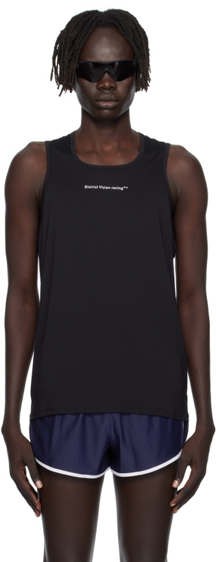 Photo: District Vision Black Ultralight Aloe Singlet Tank Top