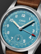 Oris - Big Crown Hand-Wound 38mm Stainless Steel and Leather Watch Ref. No. 01 473 7786 4065
