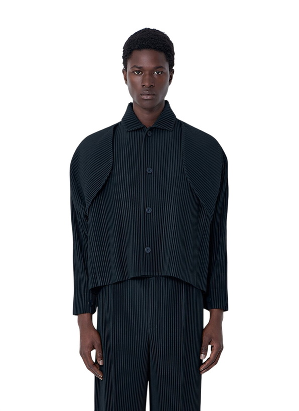 Photo: Homme Plissé Issey Miyake Pleated Button-Up Jacket