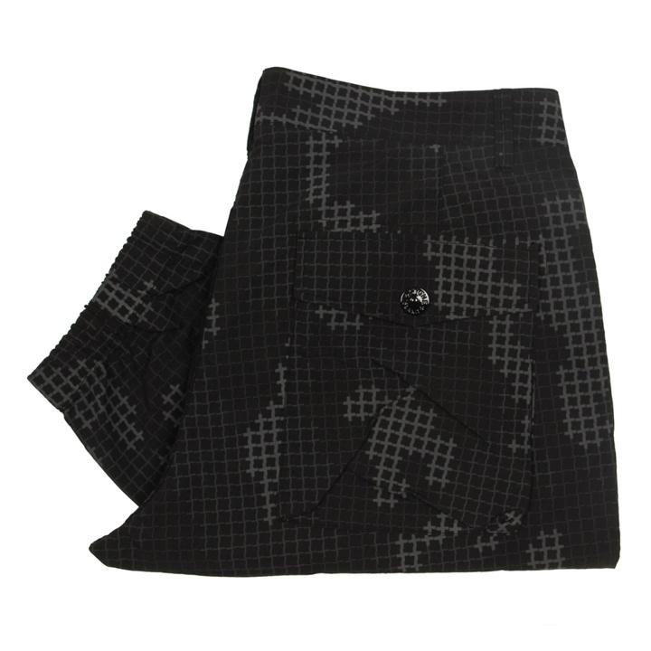 Photo: Trousers Grid Camo - Black