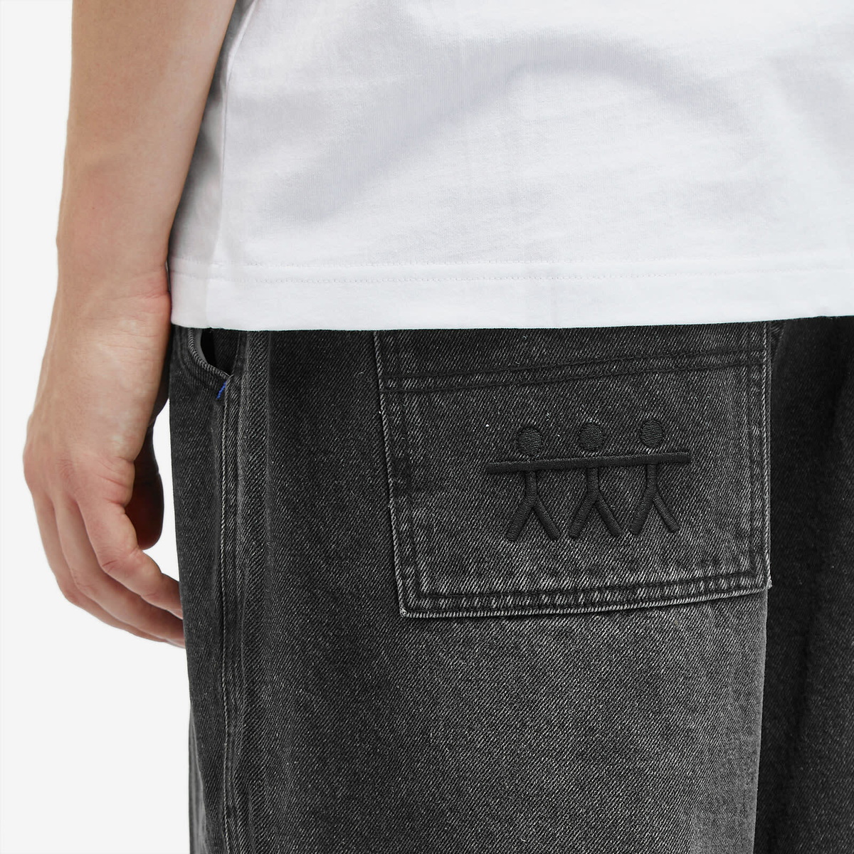Lo-Fi Men's Activate Pants in Washed Black Denim