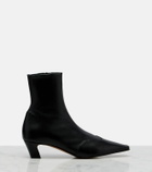Khaite Nevada leather ankle boots