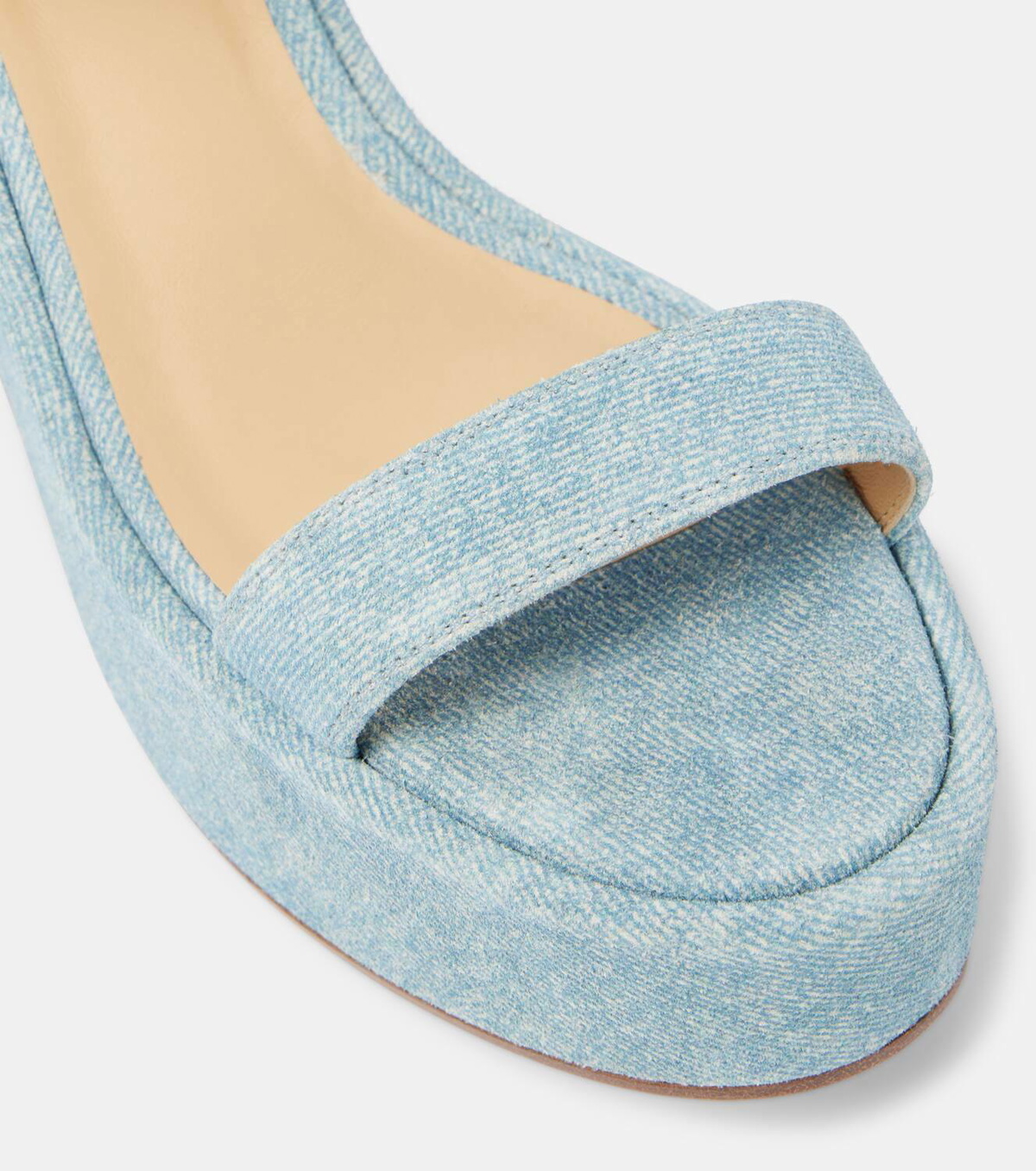 Gabriela Hearst Iman denim platform sandals