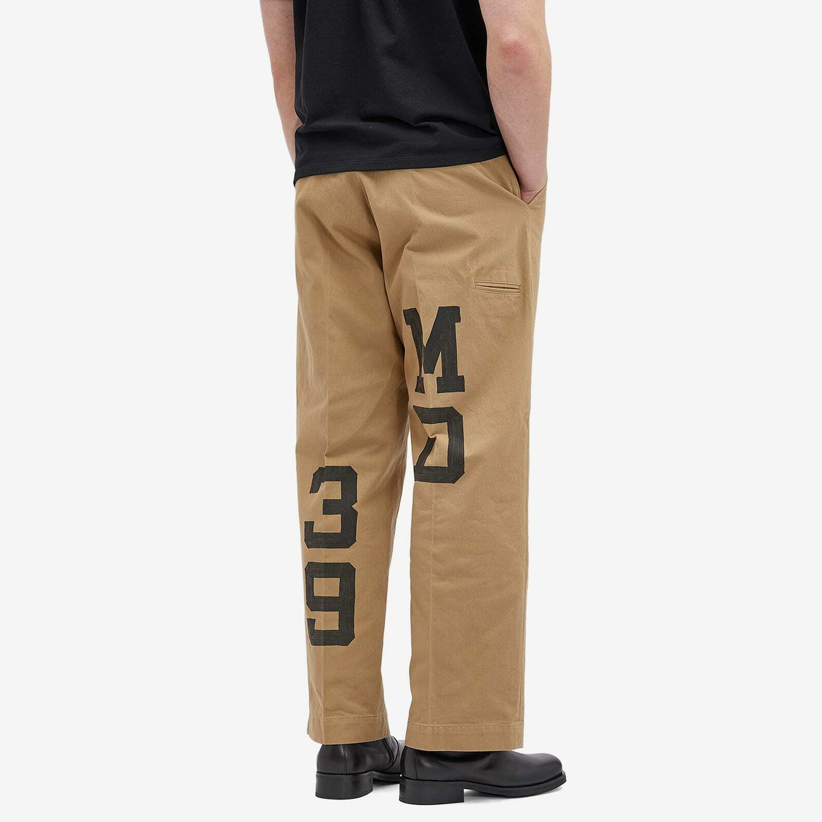 Human Made Men's Wide Chino Pants in Beige Human Made