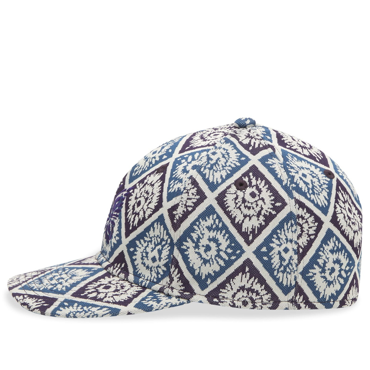 Needles Men's Jacquard Baseball Cap in Blue/Purple