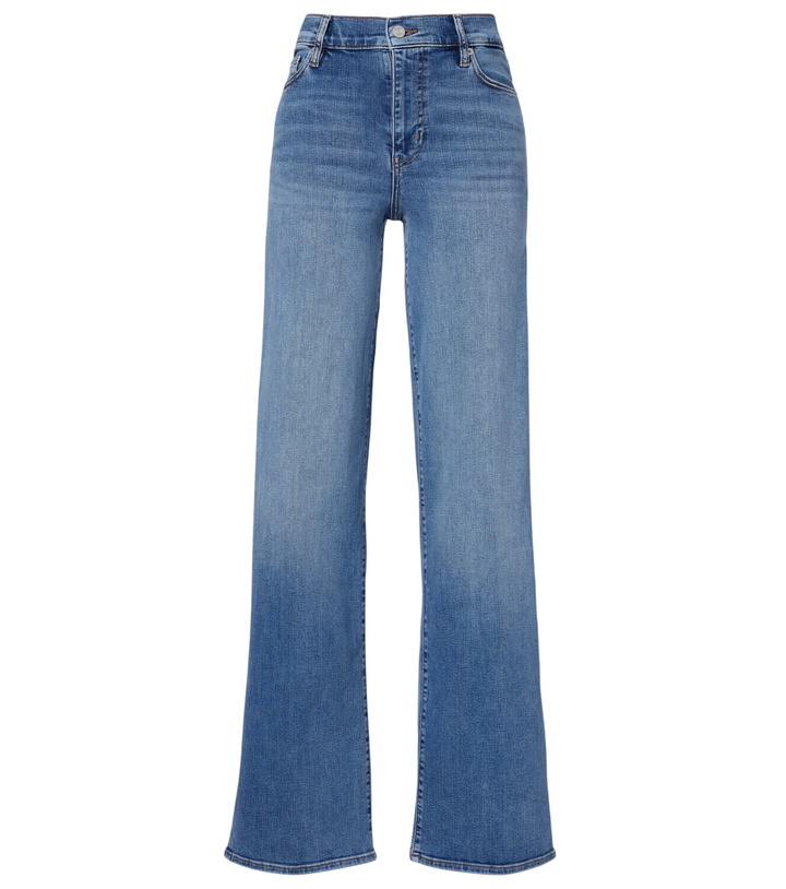 Photo: Frame Le Slim Palazzo Long wide-leg jeans