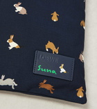 Loewe x Suna Fujita Bunnies cotton canvas pouch