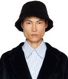 Max Mara Black Fiducia Bucket Hat