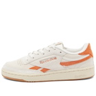 Reebok Men's Club C Revenge Vintage Sneakers in Chalk/Burnt Orange