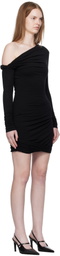 Paris Georgia Black Elemental Manahou Twist Minidress
