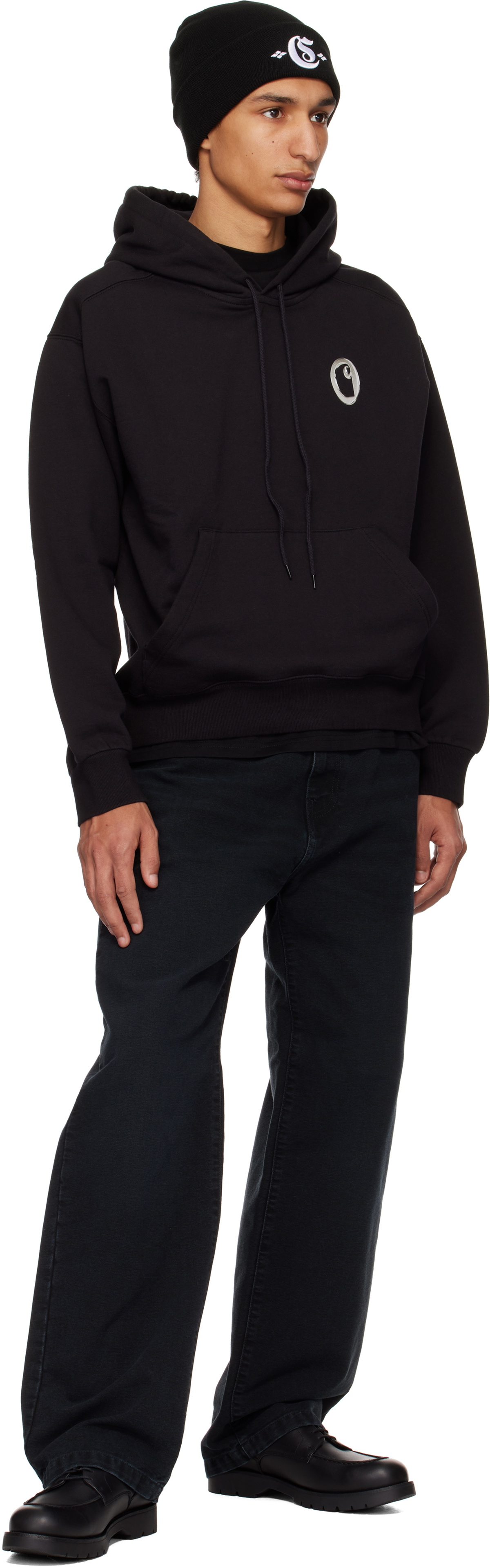 Carhartt Work In Progress Black Charm Link Hoodie Carhartt WIP