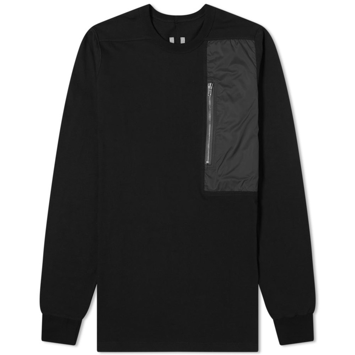 Photo: Rick Owens Long Sleeve Zip Pocket Level Tee