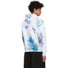 Sasquatchfabrix. White and Multicolor Painted Vintage Hoodie