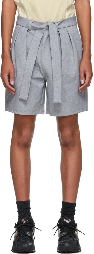 Photo: Li-Ning Grey Belted Shorts