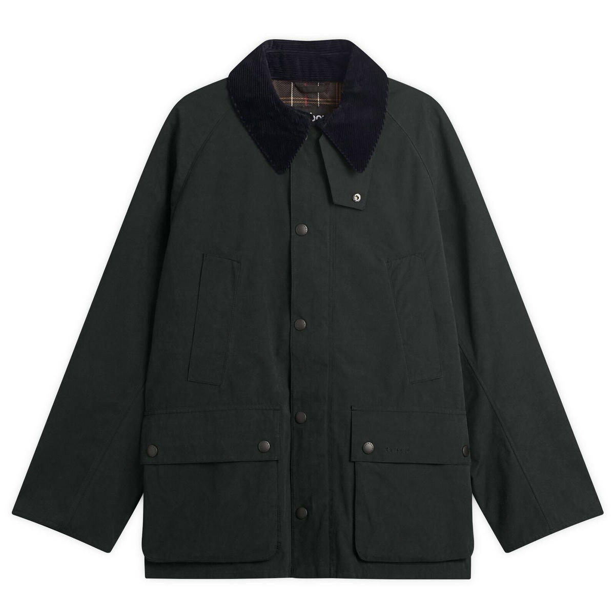 Barbour Men's OS Spey Casual Jacket in Black Barbour
