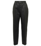 Toteme - High-rise tapered jeans