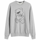 Undercover Women's Bear Logo Crew Neck Sweatshirt in Grey