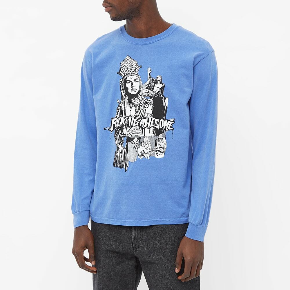 【FUCKING AWESOME】Fucking Awesome Movie Poster LS Tee Fucking Awesome Men's Long Sleeve Movie Poster T-Shirt in