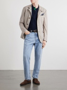Dunhill - Cotton-Piqué Shirt - Blue