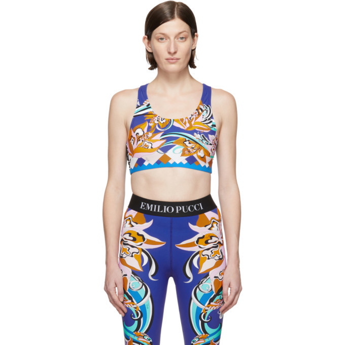 Photo: Emilio Pucci Multicolor Halter Bra