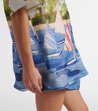 Leo Lin Casey printed silk shirt