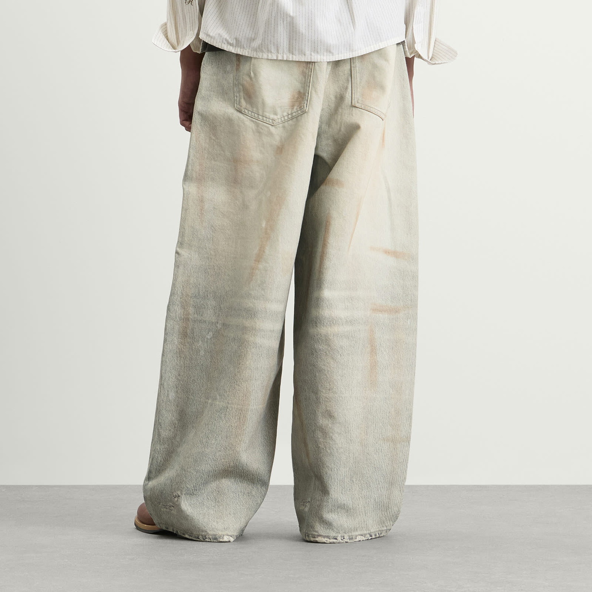 Won Hundred Men's Lyon Printed Denim Jeans in Digital Painted