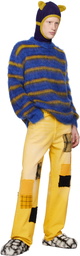 Marni Blue & Yellow Striped Sweater