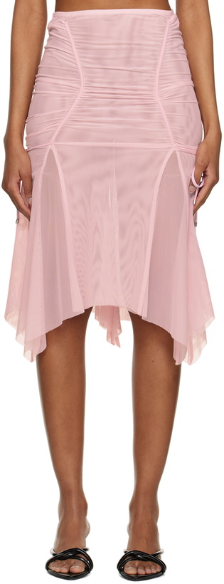 Photo: ORIENS Pink Momentum Midi Skirt