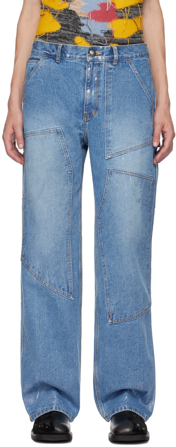 Photo: Andersson Bell Blue Coated Jeans