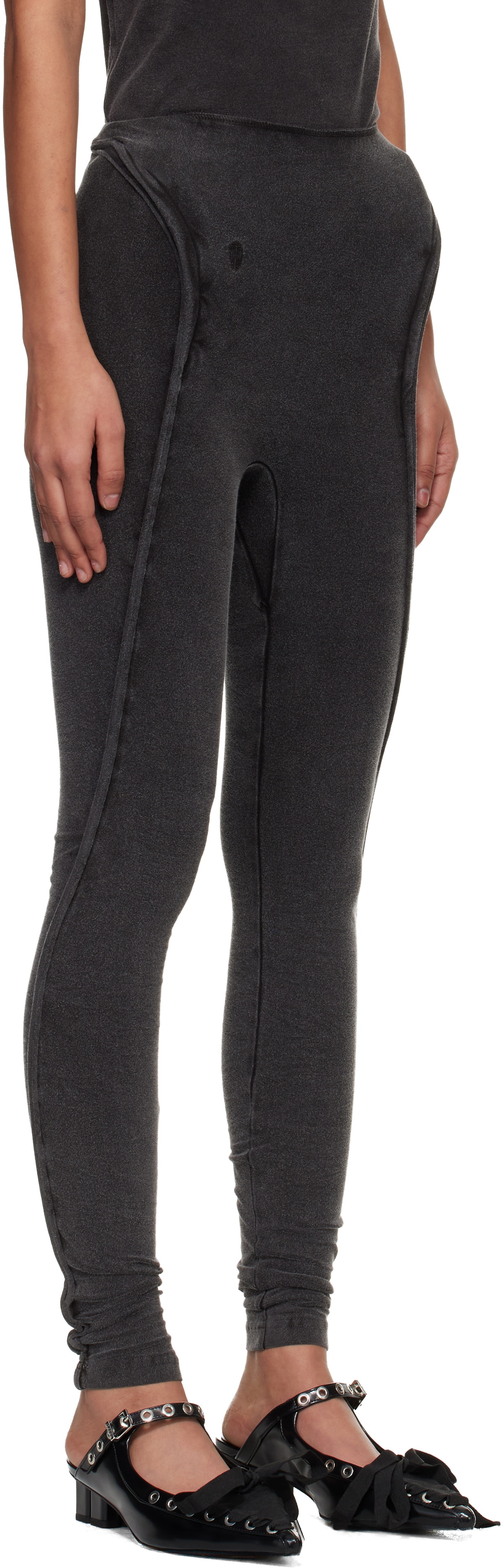Ottolinger Black Sculpted Hip Exo Leggings