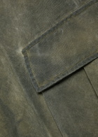 Cole Buxton Washed Straight-leg Cargo Trousers Khaki