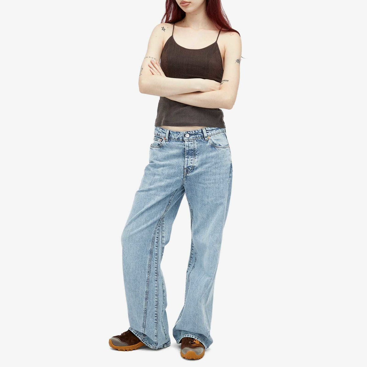 Our Legacy Women's Treble Cut in Shadow Wash Denim Our Legacy