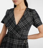 Burberry Meryl checked midi dress