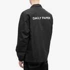 Daily Paper Men's EZE Coach Jacket in Black