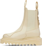 Toga Pulla SSENSE Exclusive Beige Platform Chelsea Boots