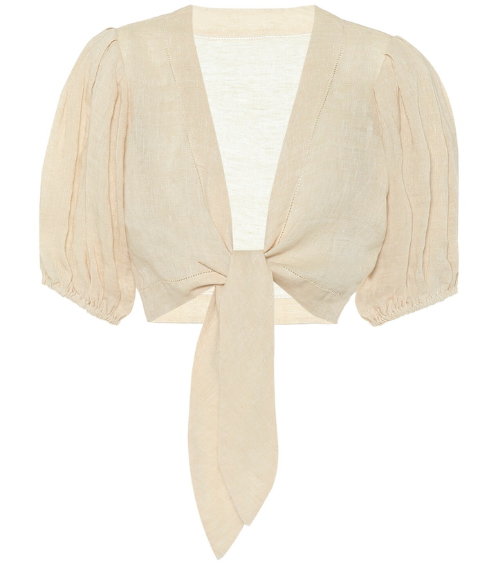 Photo: Lisa Marie Fernandez - Linen crop top
