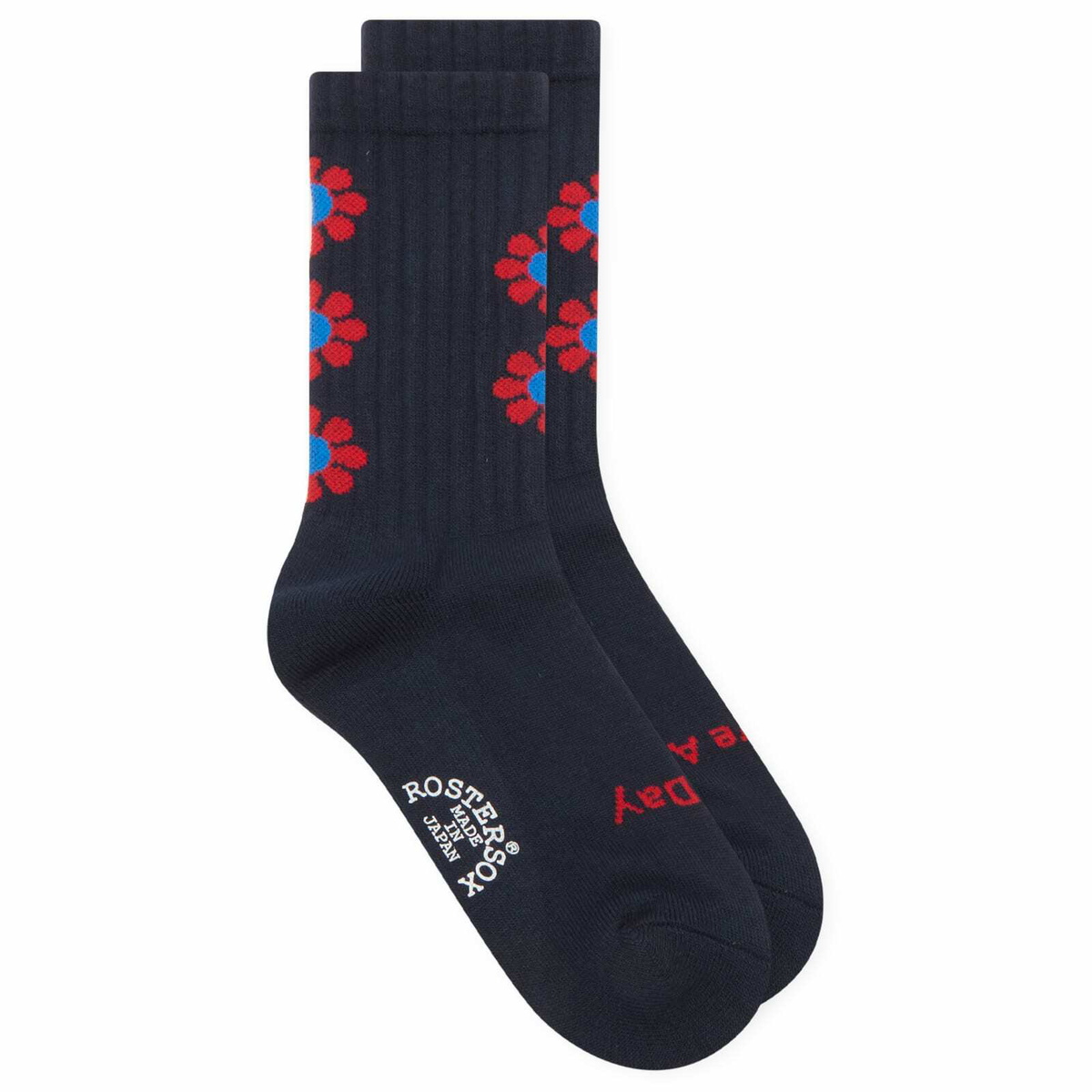 Rostersox Peace Socks in Navy