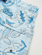 Etro - Slim-Fit Mid-Length Floral-Print Swim Shorts - Blue