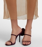Magda Butrym Sheer silk organza gown