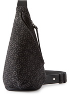 Loewe - Anton Logo-Jacquard Canvas and Leather Sling Backpack