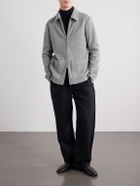 Barena - Cotton-Blend Felt Overshirt - Gray