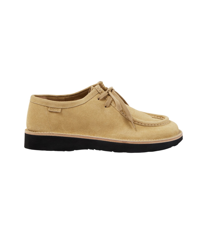 Photo: Loewe Faro suede Derby shoes