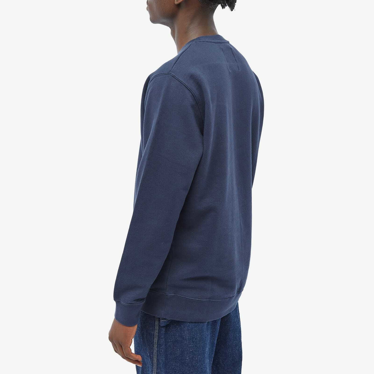 Edwin Men's Japanese Sun Crew Sweat in Navy Blazer