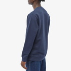 Edwin Men's Japanese Sun Crew Sweat in Navy Blazer