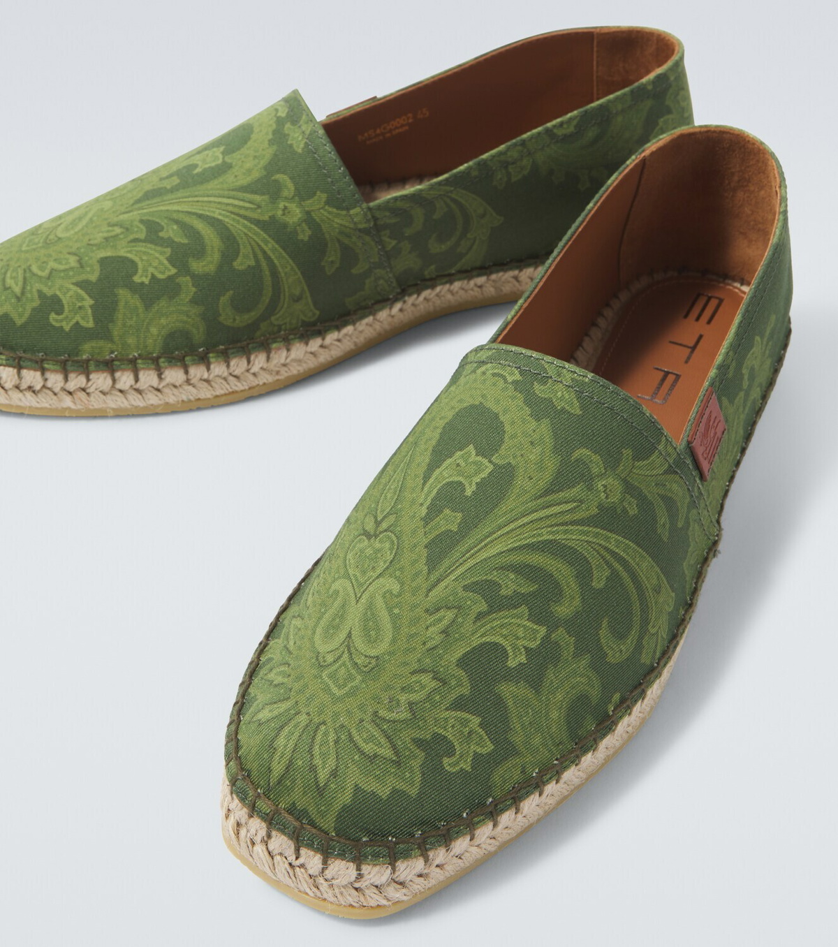 Etro Paisley gabardine espadrilles