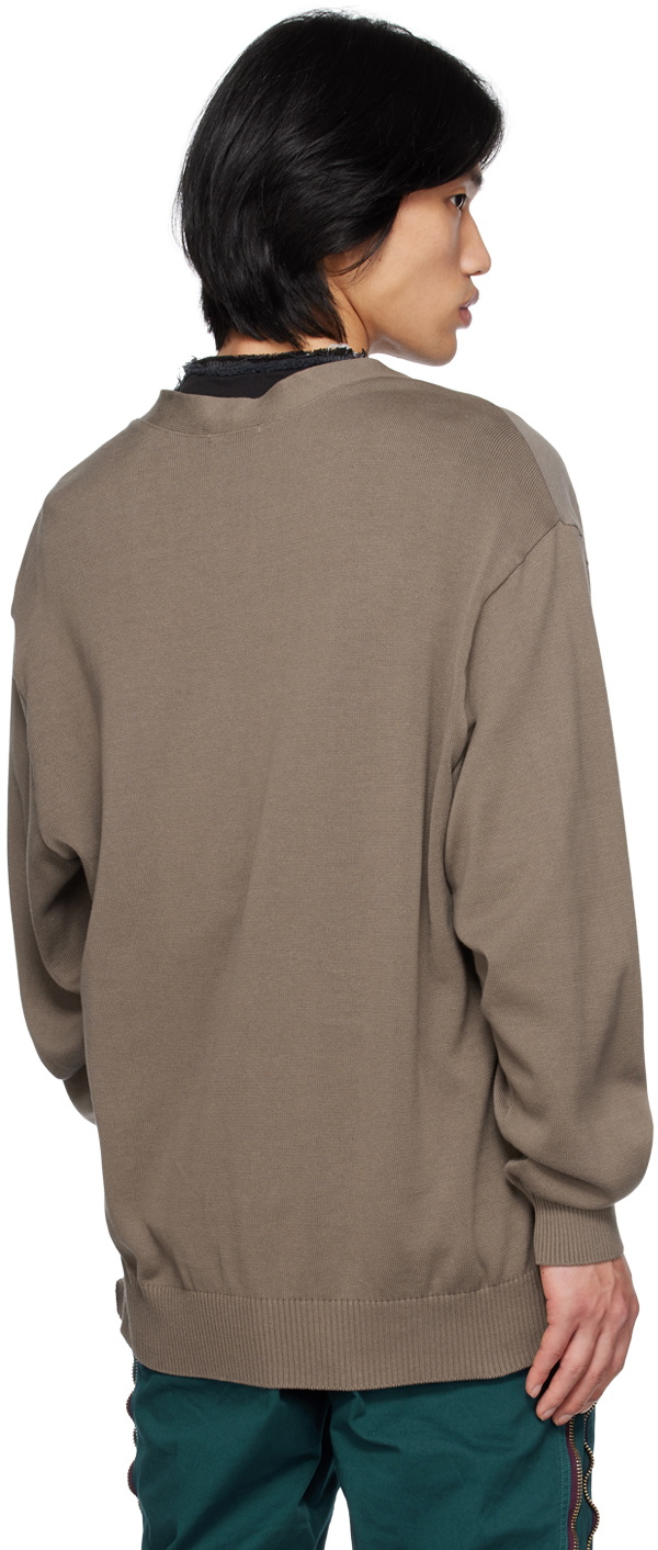 Undercoverism Gray Printed Cardigan