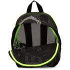 Kenzo Black Mesh Logo Backpack