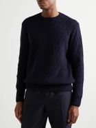 Incotex - Alpaca and Virgin Wool-Blend Sweater - Blue