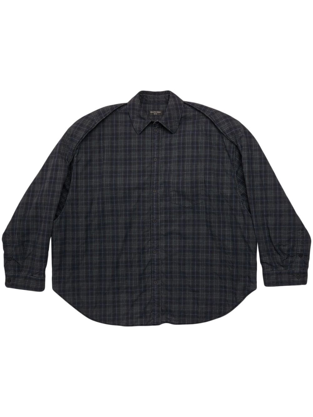 BALENCIAGA Reversible Checked Cotton-Flannel Shirt for Men