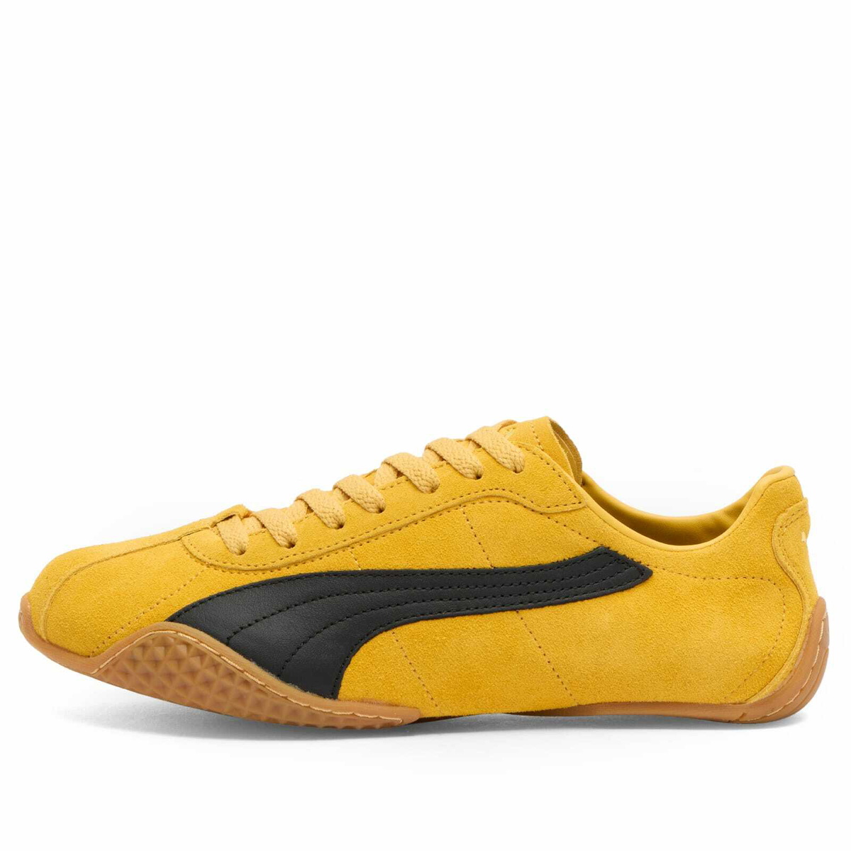 Puma Women's K-Street Suede Sneaker in Mustard Seed/Black